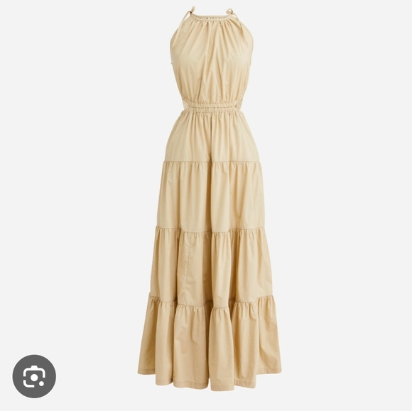 J. Crew Cut-Out Maxi Dress - Picture 2 of 10